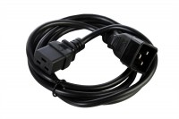 ЦМО Шнур питания с заземлением IEC 60320 C19 IEC 60320 C20 / IEC320 C 20 , 16А/250В (3x1,5), длина 1,8 м. (R-16-Cord-C19-C20-1.8 / 101213.001-05)