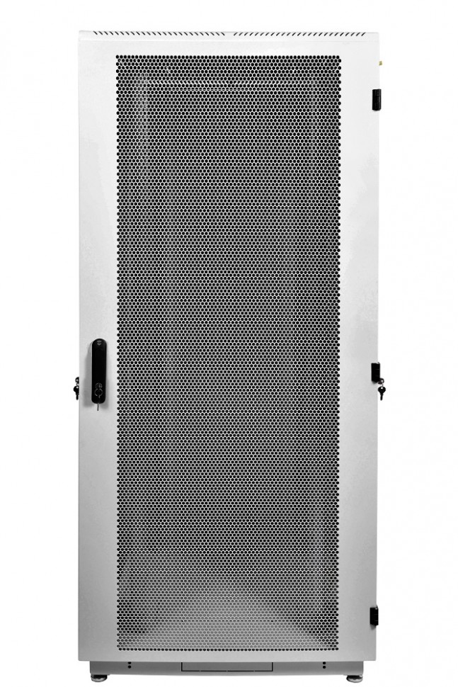 ЦМО Шкаф телекоммуникационный напольный 47U (600 х 1000) дверь перфорированная 2 шт., цвет черный (ШТК-М-47.6.10-44АА-9005)