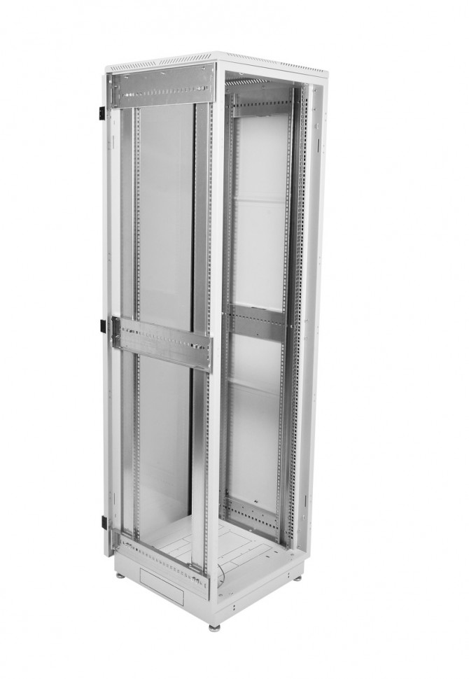 ЦМО Шкаф телекоммуникационный напольный 47U (600 х 800) дверь стекло, цвет черный (ШТК-М-47.6.8-1ААА-9005)