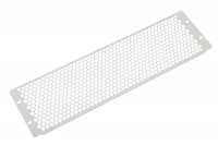 Фальшпанель в шкаф 19&quot; 3U перфорированная, цвет черный