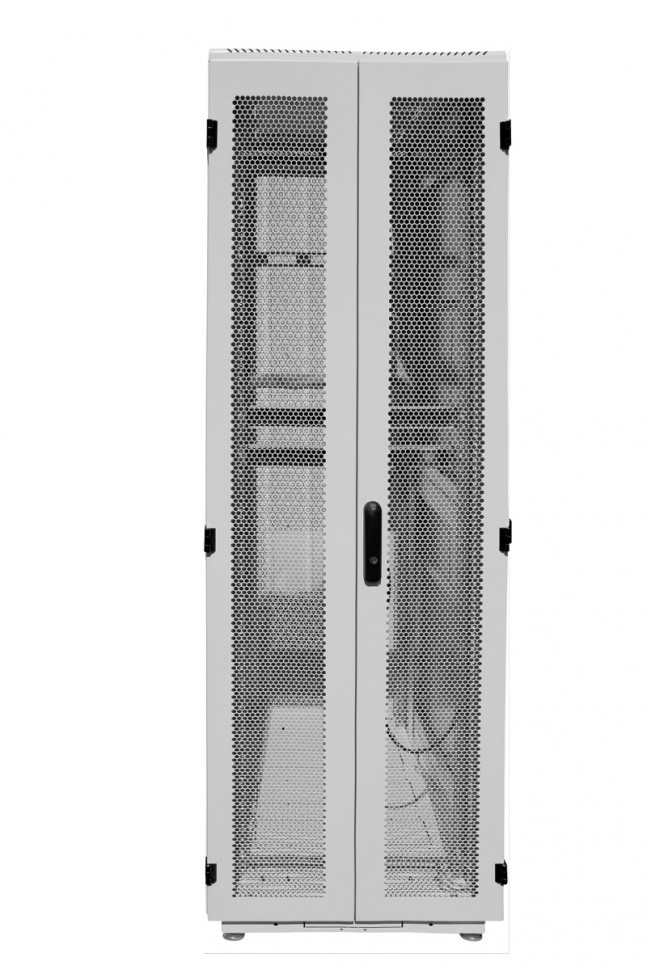 ЦМО Шкаф телекоммуникационный напольный 47U (600 х 1000) дверь перфорированная, задние двойные перф. (ШТК-М-47.6.10-48АА)