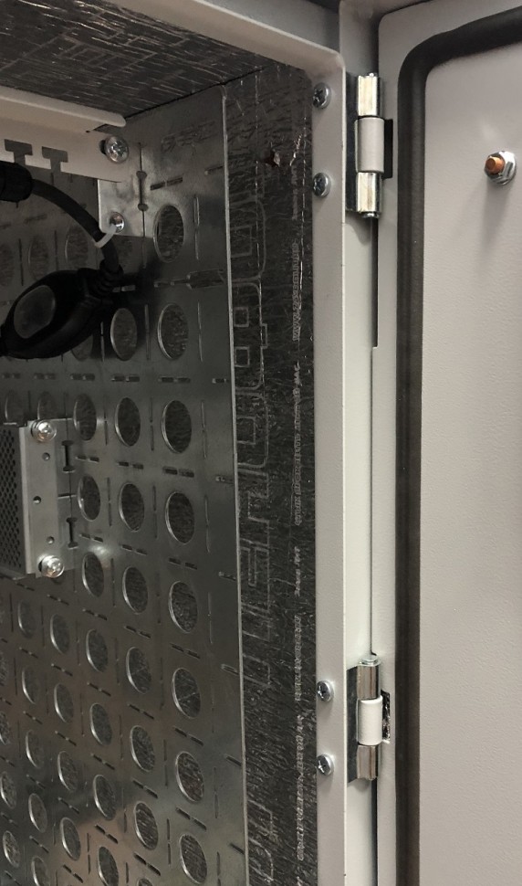 ЦМО Шкаф уличный всепогодный настенный 6U (600х300), передняя дверь вент. (ШТВ-Н-6.6.3-4ААА)