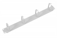 ЦМО Горизонт. кабельный органайзер без окон 19&quot; 1U, 4 кольца, серый (ГКО-4.62)