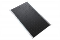 ЦМО Полка перфорированная выдвижная с телескоп. направляющими, глубина 750 мм, цвет черный (ТСВ-75-9005)