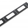 ЦМО Органайзер кабельный вертикальный для стойки внешний с окнами, ширина 95мм 47U, цвет черный (ВКО-СТК-47-9005)