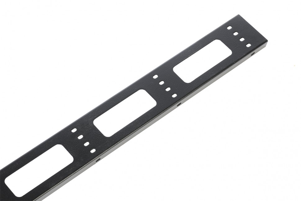 ЦМО Органайзер кабельный вертикальный для стойки внешний с окнами, ширина 95мм 47U, цвет черный (ВКО-СТК-47-9005)