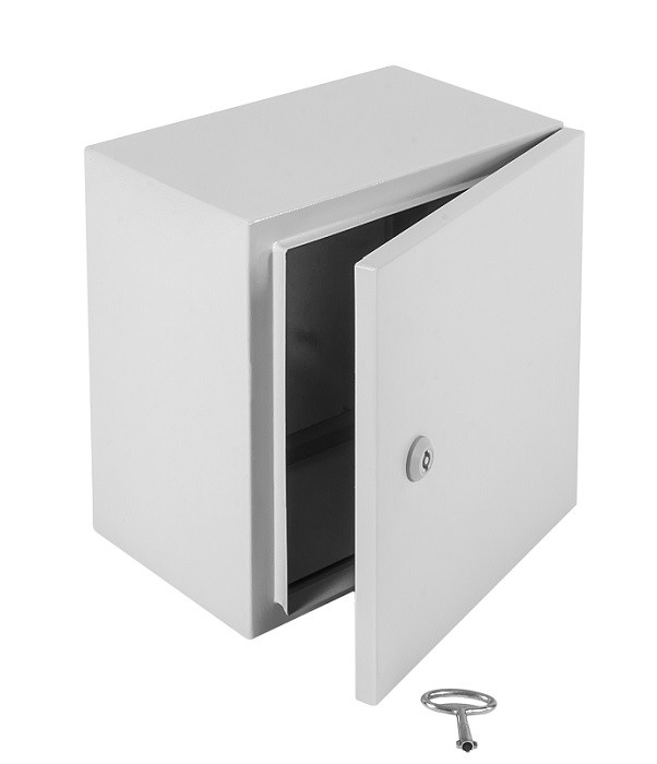 Электротехнический распределительный шкаф IP66 навесной (В500 x Ш500 x Г250) EMW c одной дверью