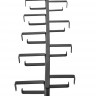ЦМО Органайзер кабельный горизонтальный двусторонний 19" 1U, 9 колец, цвет черный (ГКО-1-9-9005)