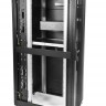 ЦМО Шкаф серверный ПРОФ напольный 42U (600x1200) дверь перфор., задние двойные перфор., черный, в сборе (ШТК-СП-42.6.12-48АА-9005) (1 коробка)