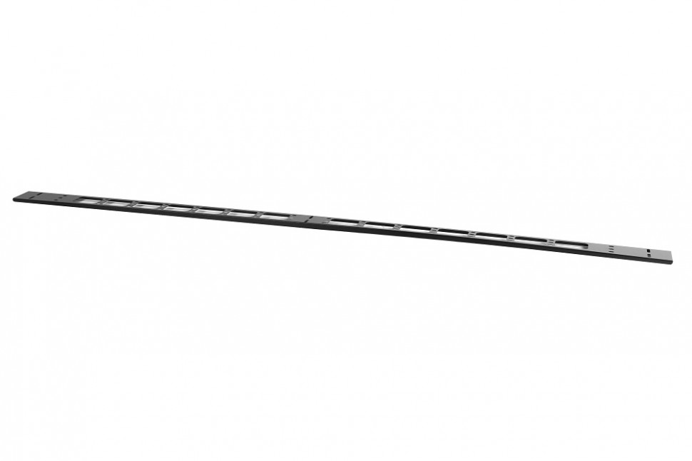 ЦМО Вертикальный кабельный органайзер в шкаф, ширина 75 мм 33U, цвет черный  (ВКО-М-33.75-9005)