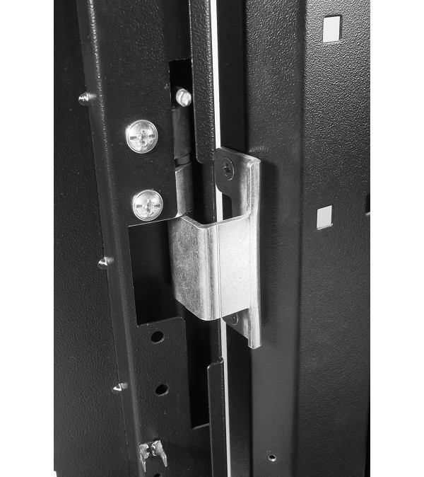 ЦМО Шкаф серверный ПРОФ напольный колокейшн 40U (600x1000) 2 секции, дверь перфор. 2 шт., черный, в сборе (ШТК-СП-К-2-40.6.10-44АА-Ч)