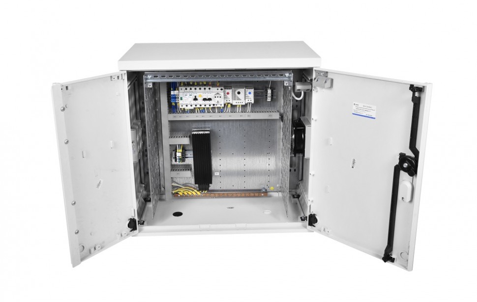 ЦМО Шкаф уличный всепогодный настенный укомплектованный 12U (Ш600 х Г300), полиэстер, комплектация T1-IP54 (ШТВ-НП-12.6.3-8ААА-Т1)