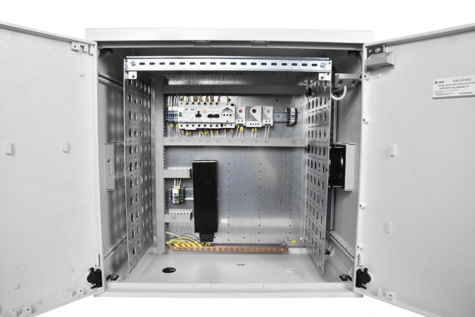ЦМО Шкаф уличный всепогодный настенный укомплектованный 15U (Ш600 х Г300), полиэстер, комплектация T1-IP54 (ШТВ-НП-15.6.3-8ААА-Т1)