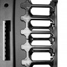 ЦМО Вертикальный кабельный органайзер с пластиковыми пальцами 42U для шкафов ШТК-СП (ВКО-П-42/48-9005)