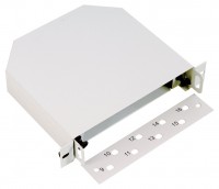 ЦМО Оптический бокс ST 10&quot;, 8 портов, светло серый (БОН-М-10)