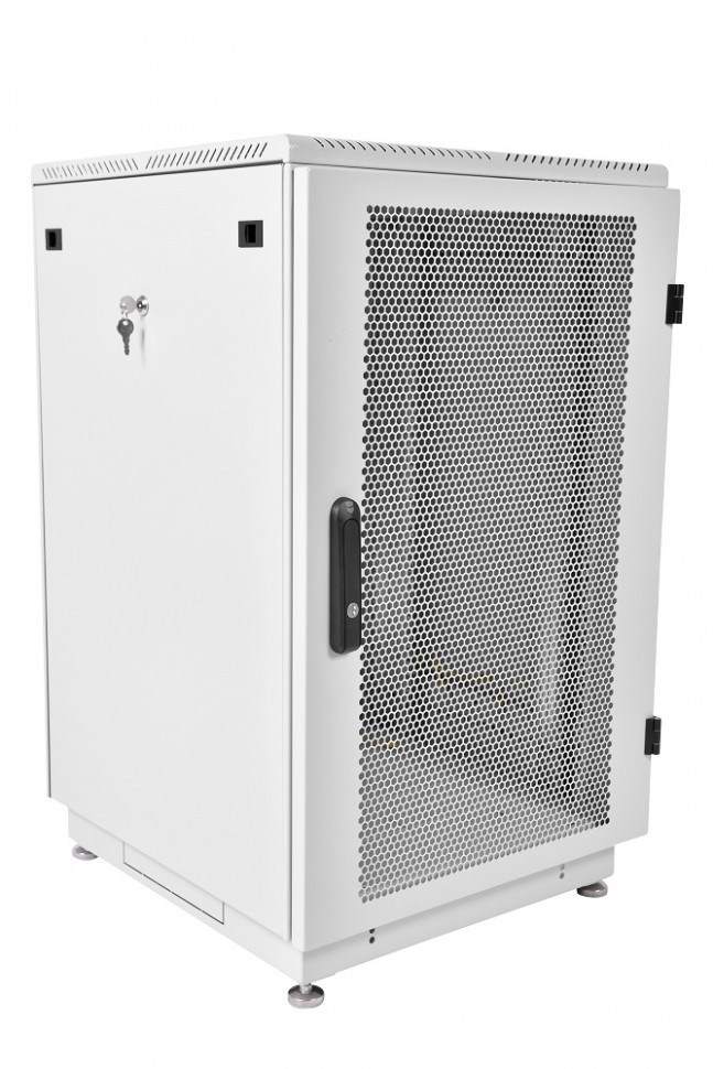 ЦМО Шкаф телекоммуникационный напольный 22U (600x800) дверь перфорированная (ШТК-М-22.6.8-4ААА) (2 коробки)